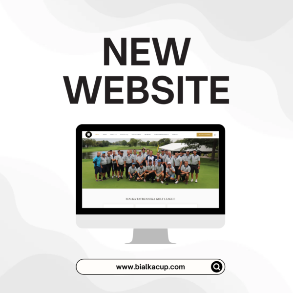 Web design and web development for Golf League - Bialka Cup
