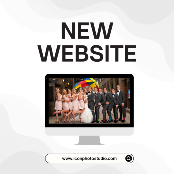 Web design and web development for event photographer - Icon Photo Studio