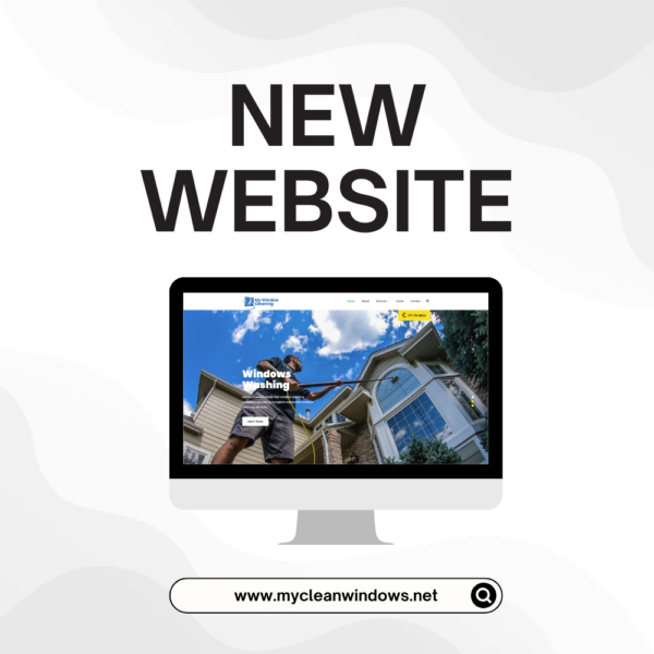 Web design and web development for windows cleaning company - My Clean Windows