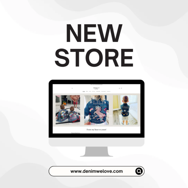 Web design and web development for custom jeans jackets - Denim we Love