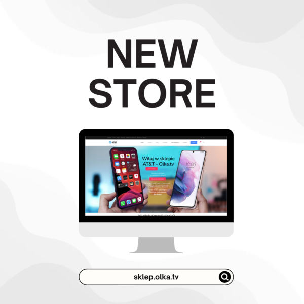 Web design and web development for mobile phone dealer - Sklep Olka.tv