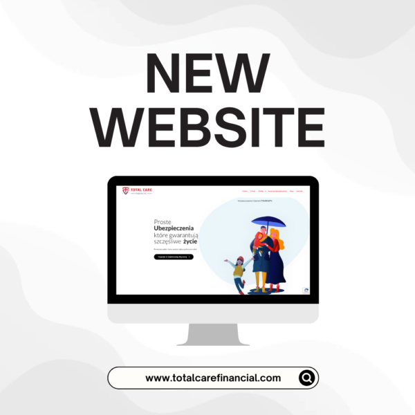 Web design and web development for insurance broker - Total Care Financial