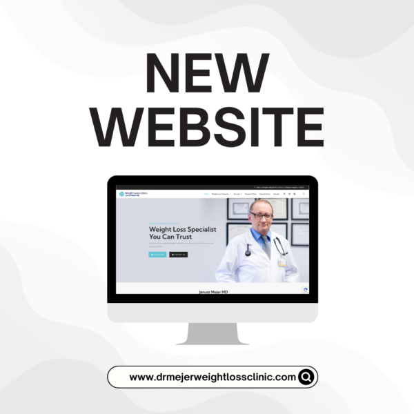 Web design and web development for weight loss clinic - Dr Mejer Weight Loss Clinic