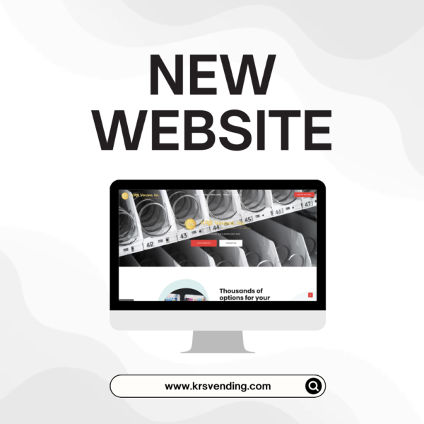 Web design and web development for vending company - KRS Vending