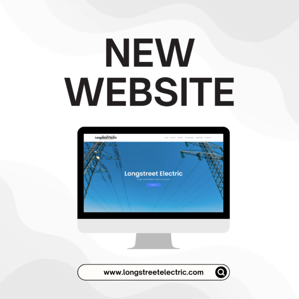 Web design and web development for electrical company - Longstreet Electric