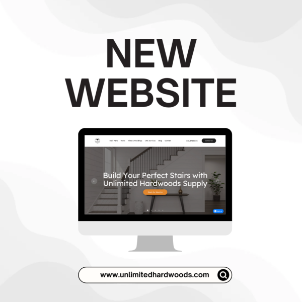 Custom web design and development for building products supplier - Unlimited Hardwoods