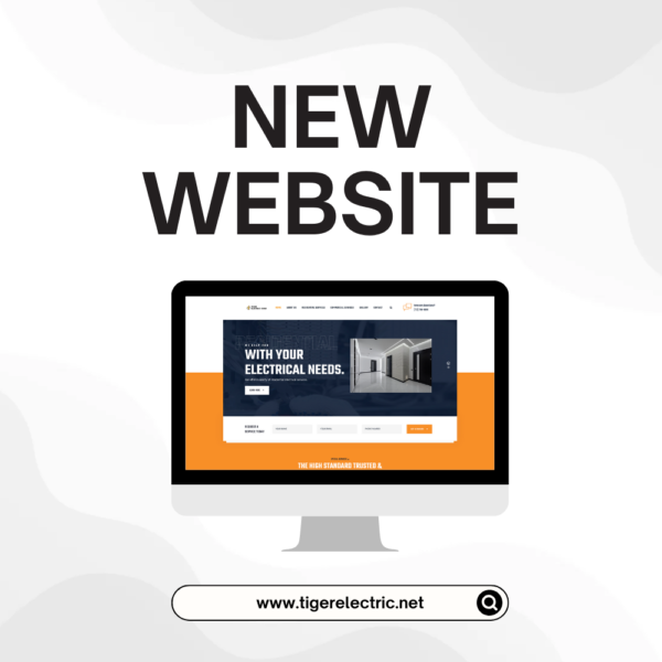 Web design and web development for electrical company - Tiger Electric
