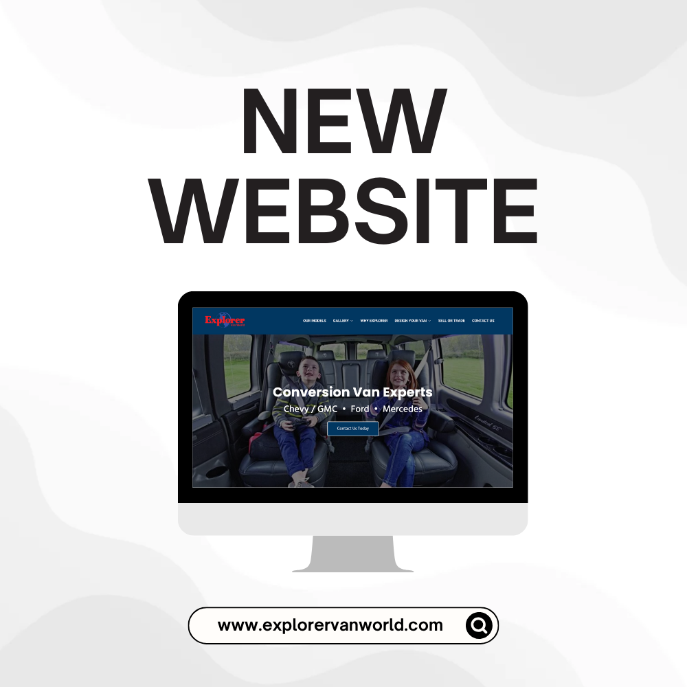 Web design and development for van conversion company - Explorer Van World